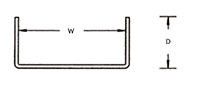 Ventilated Trough Bottom Channel Tray Straight Lengths - 2