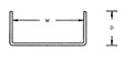 Ventilated Trough Bottom Channel Tray Straight Lengths - 2